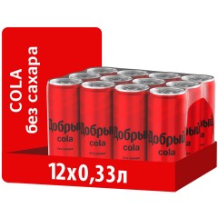 Добрый кола (без сахара) 0,5 л шт
