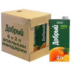 ДОБРЫЙ Палпи 0,45л. Апельсин, шт