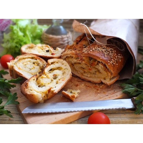 Рулет (батон) куриный деревенский Бондарев, кг