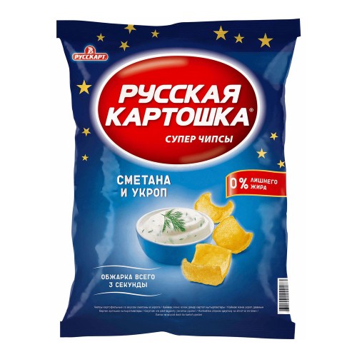 Русская Картошка сметана укроп 50гр