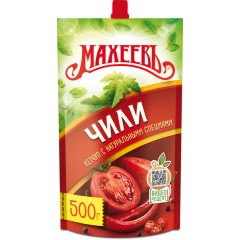 Кетчуп п/к ЧИЛИ д/п 500гр/10шт /МахеевЪ