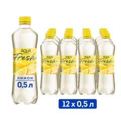 Аква Минер Лимон Без Газ 0.5л ПЭТ