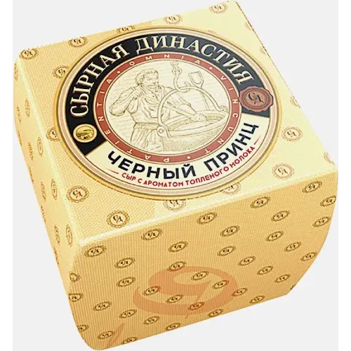 Сыр Чёрный графъ с ароматом топл. молока, брус, 50%, Антон палыч