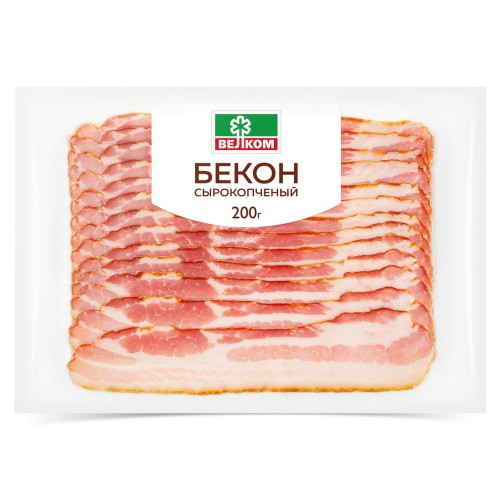 Бекон нарезка с/к категории Б. (Сагуны)