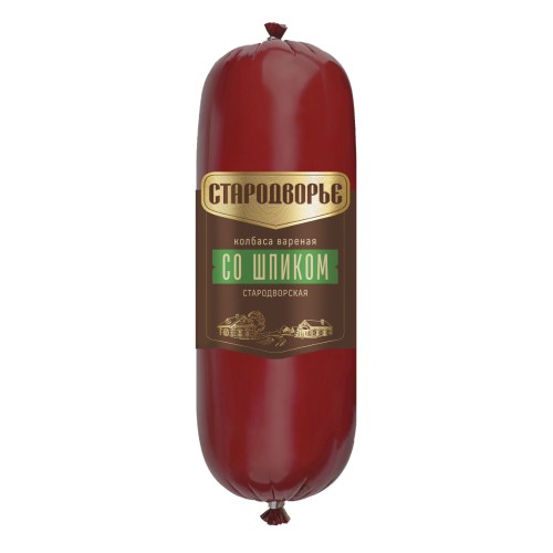 Орская со шпиком колбаса вар. кат. Г, 1кг (Орск)