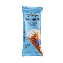 Рожок Гигант  большой сахарный пломбир 15% классический 100 гр. Караваево