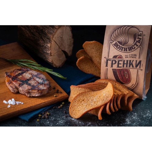 Гренки СТАРЫЙ МЕЛЬНИК со вкусом шашлыка ПАКЕТ 50гр