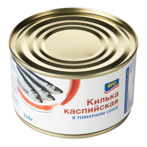 Килька каспийская нер. обжар. в т/с 240г. 5М (№3 ж/б)