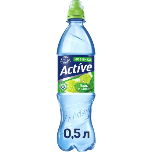 Аква Минер Акт Лайм Мят 0.5л ПЭТ