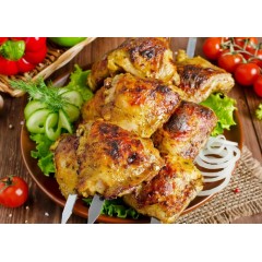 Шашлык куриный по домашнему ( из окорочков) 1кг