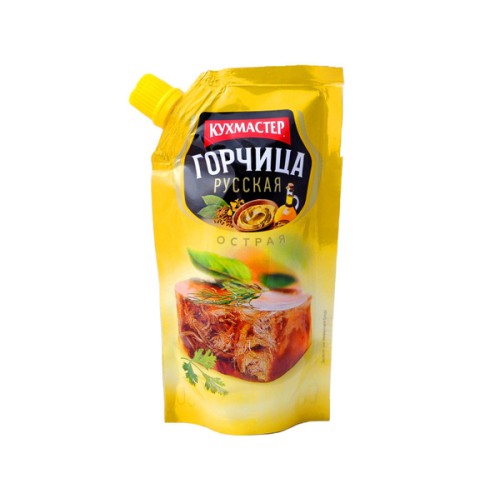 Горчица Кухмастер Русская столовая дой-пак 140 г