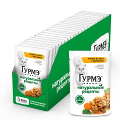 ГУРМЭ НатурРецепт Курица Морковь 75г