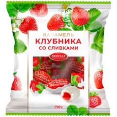 Карамель Клубника и Сливки 250гр Азов