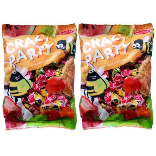 Конфеты желейные Crazy Party 500гр Азов