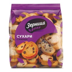 Сухари с изюмом в сахаре 1кг (Эстель)