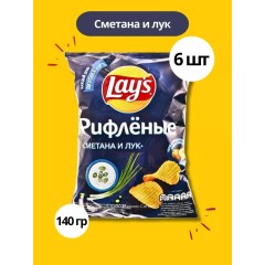 Лейз рифл неж сыр c луком 105г