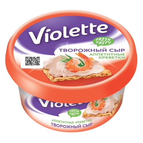 Творож сыр Виолетта с Лососем м.д.ж. в с.в. 70% * 140 г