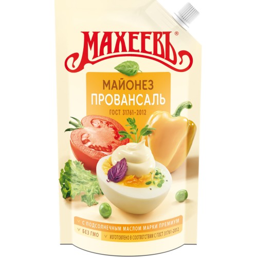 Майонез Провансаль 50,5% жирн. д/п 380гр/МахеевЪ, шт