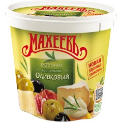 Майонез Ведро Оливковый 820мл(800гр)/МахеевЪ, шт