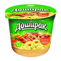 Пюре картофельное Доширак со вкусом курицы 40г стакан