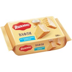 Вафли Яшкино Сливочные 200г