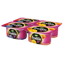 Fruttis Супер Экстра 8,0% 115г продукт йогуртный пастериз. с абрикосом и манго Лесные ягоды