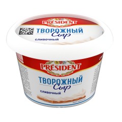 Сыр творожный President сливочный 56% 140г
