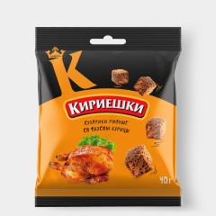 Сухарики Кириешки ржаные 40г Курица