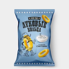 MiniFree лук. кольца 45г Сметана