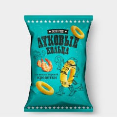 MiniFree лук. кольца 45г Жареная креветка