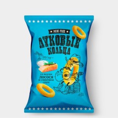MiniFree лук. кольца 45г Лосось в слив. соусе