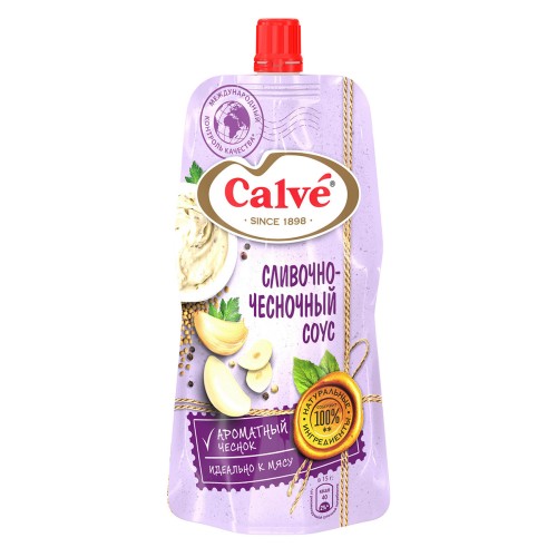 Соус Calve 230г Сливочно-Чесночный
