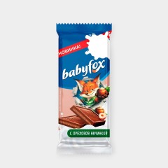 Шоколад Babyfox с молочной начинкой 24г