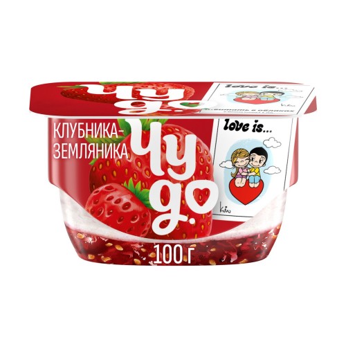 Десерт твор. Чудо 4% 100г клуб-земл