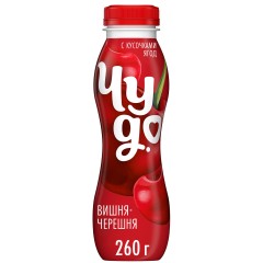 Йогурт пит. Чудо вишня-черешня 1,9% 260г бут.пл