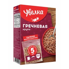 КРУПА УВЕЛКА ГРЕЧ. ЯДРИЦА ЭКСТРА 5пак/80г, шт