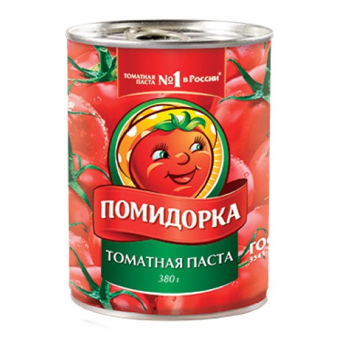 ТОМАТНАЯ ПАСТА  ПОМИДОРКА 380г, шт