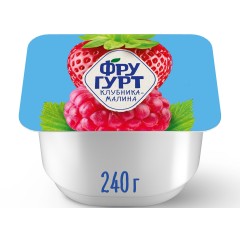 Фругурт Йогурт 240г Клубника Малина 2%