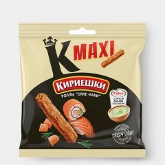 Сухарики Кириешки Maxi 50г + 25мл Сяке Маки + соус васаби