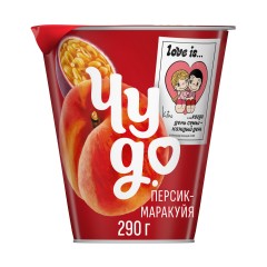 Йогурт вяз.Чудо персик-маракуйя 2% 290г мст, шт