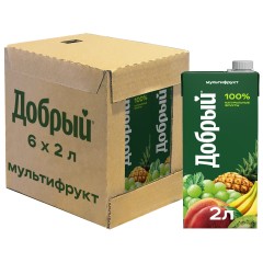 ДОБРЫЙ 2л. Мультифрукт, шт