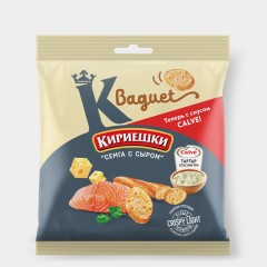 Сухарики Кириешки Baguet 45г + 25мл  Семга сыр + соус тар-тар