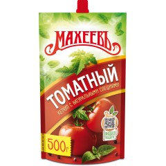 Кетчуп п/к ТОМАТНЫЙ д/п 500гр /МахеевЪ