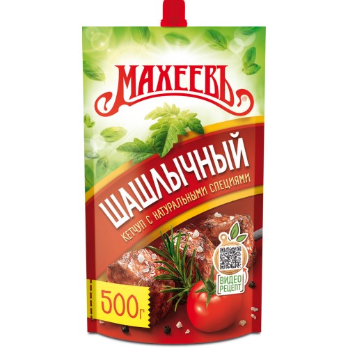 Кетчуп п/к ШАШЛЫЧНЫЙ д/п 500гр/МахеевЪ