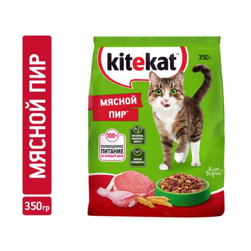 Китекет мясной пир 350г  шт