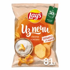Лейз Из Печи Лисички в Смет 81г