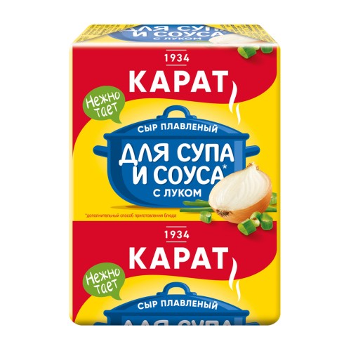 Сыр плавленный  С луком для супа 45% фол. 90г