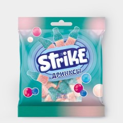 Жевательный Мармелад Strike Дринксы 70г в кислой посыпке