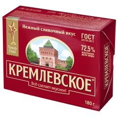 Спред Кремлевское растительно-жировой 72,5% 180г   НМЖК