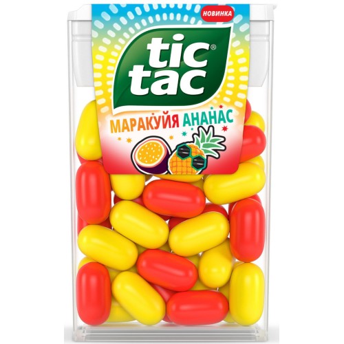 ДРАЖЕ/ФАС ТИК ТАК МАРАКУЙЯ/АНАНАС  16г